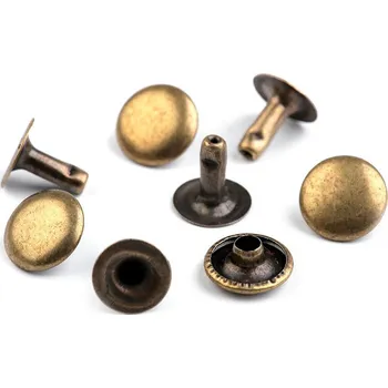 Nýt Duté nýty Ø10 mm Varianta: 2 staromosaz, Balení: 500 pár