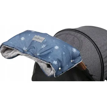 Kočárek RUKÁVNÍK NA KOČÁREK ZATEPLENÝ RUKAVICE NA SÁNĚ PREMIUM BABYMAM