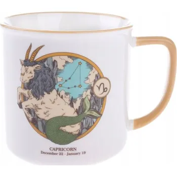 Hrnek na čaj znamení zvěrokruhu Kozoroh porcelán