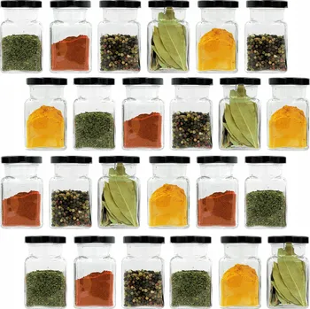 Dóza na potraviny Skleněné dózy na koření 150 ml 24 ks EKO