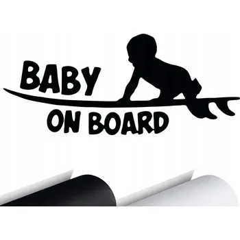 Samolepicí dekorace na vozidlo NÁLEPKA na auto DÍTĚ V AUTĚ KIDDO 6x15