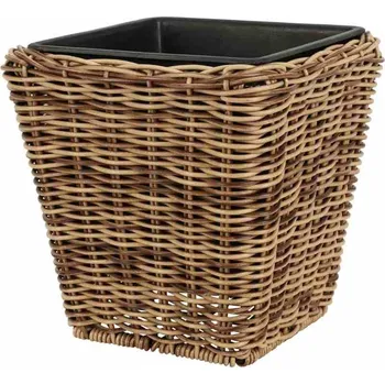 Progarden Květináč čtvercový 18 x 18 cm polyratan