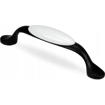 Nábytkové kování Nábytková úchytka černá 96 mm keramická úchytka na nábytek úchytka na skříňku