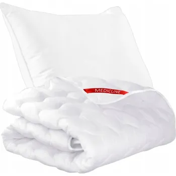 přikrývka Celoroční přikrývka antialergická 140x200 MEDICLINE + polštář 70x80 teplý