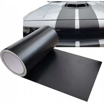 autokoberec Pásy na auto ČERNÁ MATNÁ s kanálkem 40x100cm / bm (běžný metr)