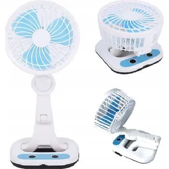 Domácí ventilátor Stolní ventilátor DK Bílý ventilátor na stůl