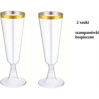 Sklenice Id_5114 SADA 2x SKLENIČKY NA ŠAMPAŇSKÉ ŠAMPAŇKY BEZPEČNÉ PLASTOVÉ DORT
