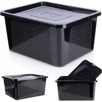 Úložný box Plastový Úložný Box Velký krabička na hračky 20L s víkem