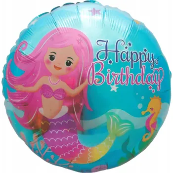 Balónek Fóliový balónek 45 cm - Mořská panna číslo 2