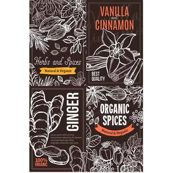 Obraz Cedule Herbs & Spices Ginger