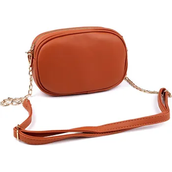 Kabelka Dámská / dívčí kabelka crossbody 13,5x20 cm Varianta: 4 hnědá koňak, Balení: 1 ks