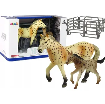 Figurka Sada 2 Figurek Farma Kůň Hříbě Knabstrupper