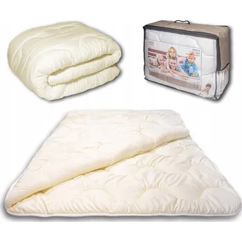 přikrývka PŘIKRÝVKA POVLEČENÍ CELOROČNÍ PROŠÍVANÁ DEKA TEPLÁ ANTIALERGICKÁ ŽLUTÁ | 180x200cm