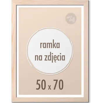 Obraz RÁMEČEK 50x70 B2 Rámeček 50x70 borovice dřevo surové hnědé