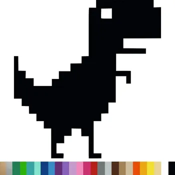 Samolepící dekorace DINOSAURUS na Samolepka na stěnu 44x47