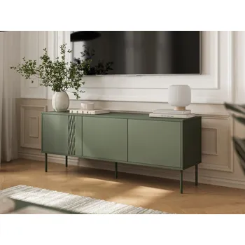 Nábytek TV stolek Firtus 150 3D, Barva: zelená MIRJAN 5903211394867