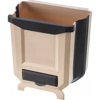 Odpadkový koš ODPADKOVÝ KOŠ SKLÁDACÍ DO KUCHYNĚ AUTA KANCELÁŘE s prostorem pro sáčky