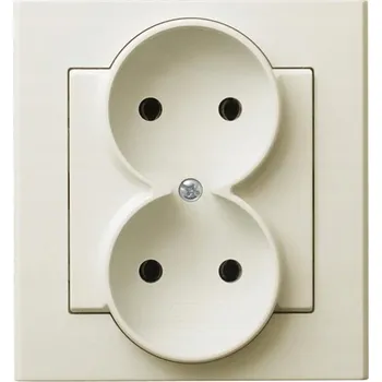 Elektrická zásuvka Ospel béžová nástěnná Elektrická Zásuvka