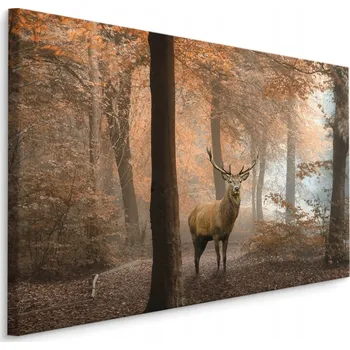 Obraz Obraz canvas jelen les podzim příroda 3D 30x20