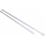tyč vitrážková 80-150cm kov bílá 704005