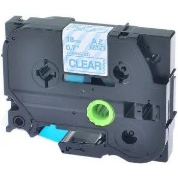 Pásek do tiskárny Alternativní páska Brother TZ-143/TZe-143 18 mm x 8 m, modrý tisk/průhledný podklad