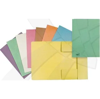 Mapa tříklopá H, A4, oranžová, Hit Office, eko, cena za 1ks, 10ks