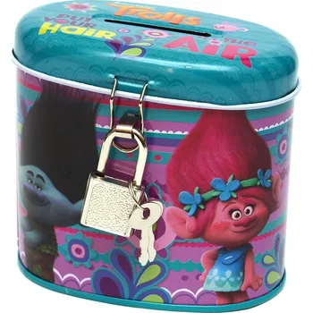 Pokladnička Kovová pokladnička oválná Trollové