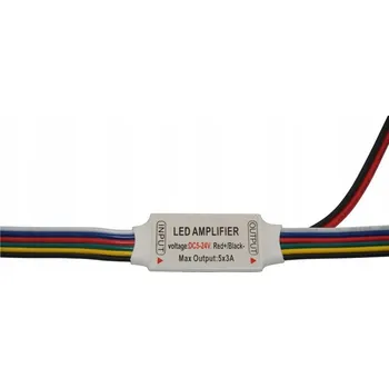 LED osvětlení ZESILOVAČ RGB+CCT signálu pro LED pásky 12V 72W