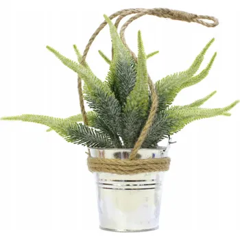 umělá květina UMĚLÉ KVĚTY v květináči K ZAVĚŠENÍ provázek