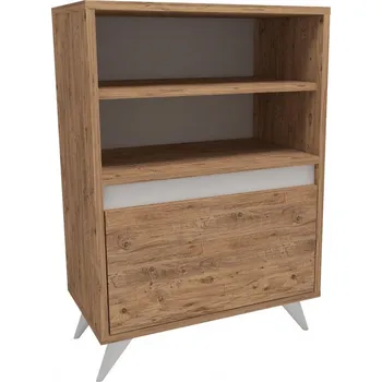 Casarredo VOLOS skříňka na boty, borovice Atlantic / bílá