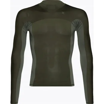 Pánské tričko Pánské plavecké tričko s dlouhým rukávem Hurley Channel Crossing Paddle Series olive XL