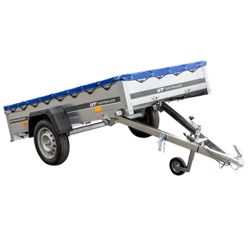 Přívěs Garden Trailer 230 KIPP s rámem H-0 a modrou plachtou