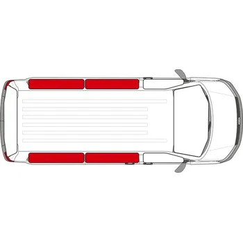 Autodoplněk CARBEST Vnitřní termoclona pro Citroen Jumpy/Fiat Scudo/Peugeot Expert od roku 2016 Varianta: Boční část - dlouhý rozvor