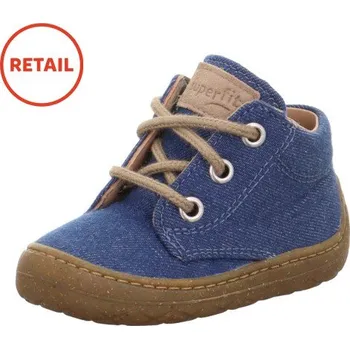 Dívčí polobotky Celoroční obuv Superfit 1-009355-8000 Saturnus Textil Blau 21