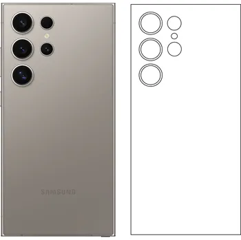 Pouzdro na mobilní telefon Ochranná Fólie KrainaGSM pro Samsung Galaxy S24 Ultra 1 ks