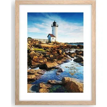 Obraz Obraz plakát v rámu světlý dub do obýváku 30x40 krajina plakáty na zeď