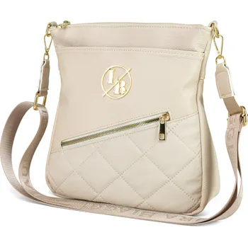 Kabelka Laura Biaggi kabelka, typ kabelka přes rameno, z eko kůže, béžová