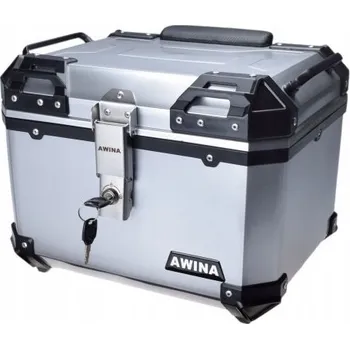 Kufr Box AWINA GS Adventure Centrální Upevnění Nosič Stříbrný 45L