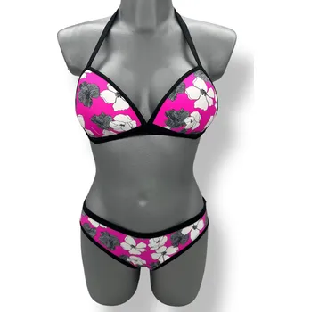 Dámské plavky Modera Dámské růžové dvoudílné plavky 04 Barva: Růžová, Velikost: XL