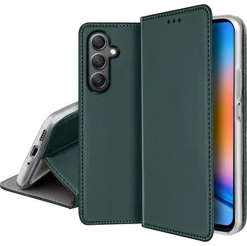 Pouzdro na mobilní telefon Flipové pouzdro KrainaGSM pro Samsung Galaxy M35 5G, zelené