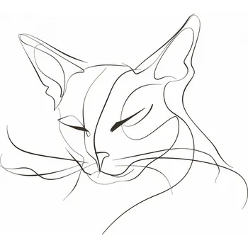 Plakát Plakát s linkou kočky bez rámu 59,4 x 42 cm