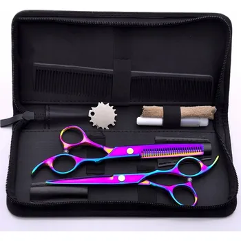 Kadeřnické nůžky Jednostranné efilační nůžky Korbi 6,0