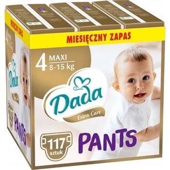 Plenkové kalhoty Plenkové Kalhotky Dada Extra Care Pants 4 MAXI 8-15 kg 117 ks