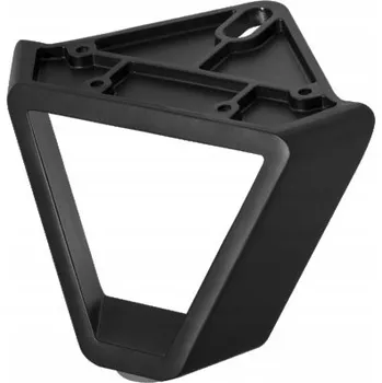 Nábytkové kování Trapezová noha k nábytku H 100, nábytková noha, černá matná