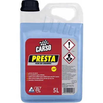 Nemrznoucí směs do chladiče K2 Carso Presta Chladicí kapalina -35°C modrá 5L