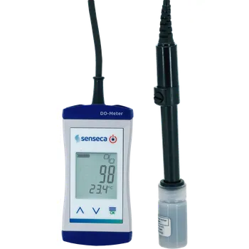 Revizní přístroj Senseca ECO 531-L04 Vodotěsný oxymetr pro měření koncentrace rozpuštěného kyslíku v kapalinách (DO) vč. elektrody 4 m (dříve G 1610-4)