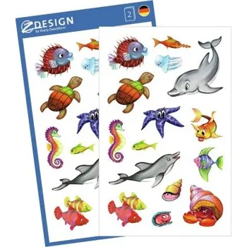samolepka AVERY Z-DESIGN Třpytivá mořská zvířata Z-DESIGN - 53707