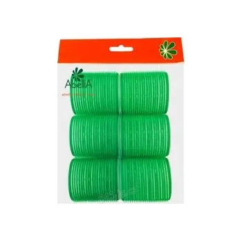 Natáčka na vlasy Natáčky suchý zip 5,5cm 6ks zelené Abella