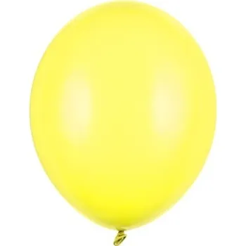 PartyDeco Balónek latexový pastelový žlutý 12cm 1 ks