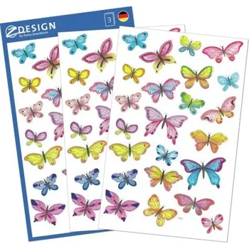 samolepka AVERY Z-DESIGN Barevní motýlci - 4390
